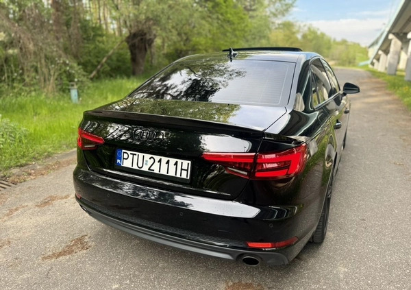Audi A4 cena 89700 przebieg: 121000, rok produkcji 2017 z Płock małe 79